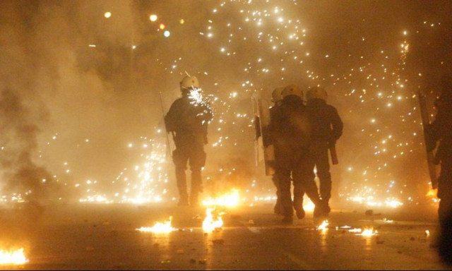 Thirteen people arrested, 5 detained in clashes after march for Polytechnic uprising