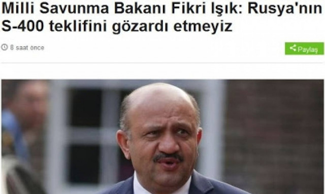 Η Τουρκία διαπραγματεύεται με τη Ρωσία για αγορά των S-400