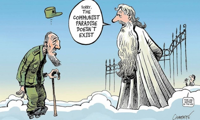 Σκιτσογράφοι από όλο τον κόσμο «αποχαιρετούν» τον Φιντέλ Κάστρο (pics)