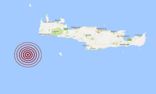 Σεισμός νοτιοδυτικά της Κρήτης (pics)