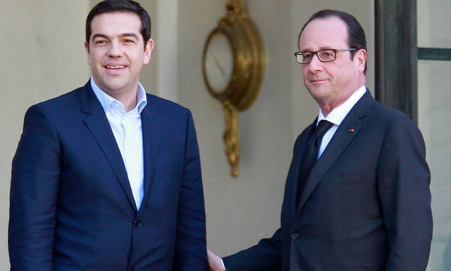 Τετ α τετ  Ολάντ Τσίπρα στο Άμπου Ντάμπι