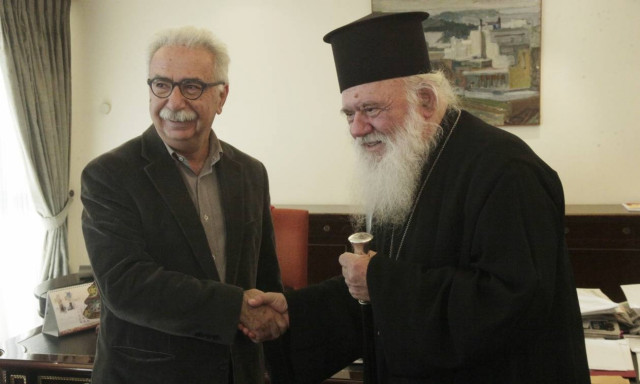 Συνάντηση Αρχιεπισκόπου με τον νέο υπουργού Παιδείας