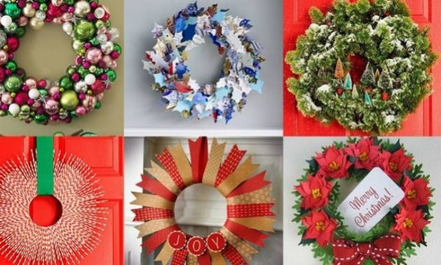 Ιδέες για όμορφα και πρωτότυπα χριστουγεννιάτικα στεφάνια