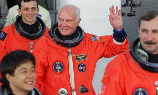 John Glenn, first American to orbit Earth, dies aged 95