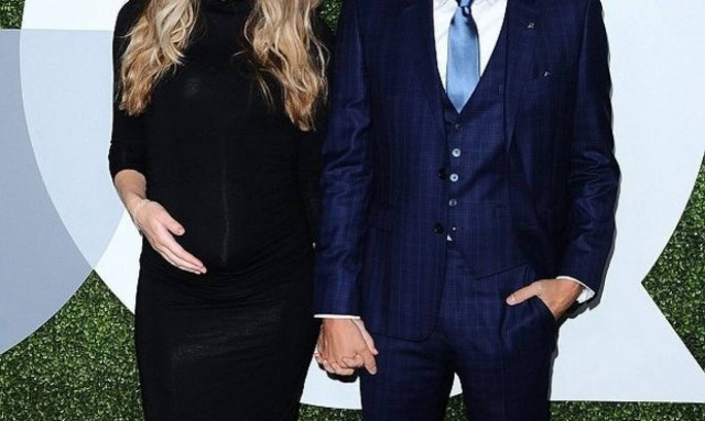 Το ζευγάρι έκανε την πρώτη του δημόσια εμφάνιση μετά την ανακοίνωση της εγκυμοσύνης