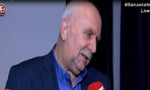 Το φλέρτ του Γιώργου Παπαδάκη on camera σε ρεπόρτερ