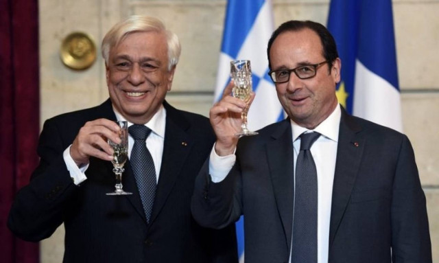 Pavlopoulos to Hollande: We must fight for a strong and prosperous Europe