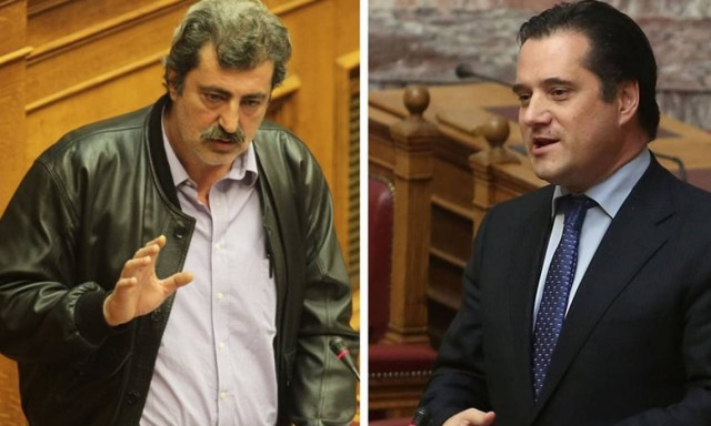 Χαμός στη Βουλή: Άδωνις: «Είσαι κότα λειράτη» - Πολάκης: «Είσαι σκυλί του Σόιμπλε» (vid)