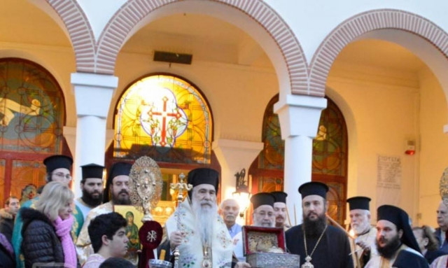 Η Τιμία Κάρα της Αγίας Παρασκευής μέχρι 20/12 στον Κορυδαλλό