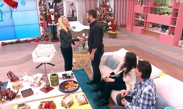 Έμεινε η Μενεγάκη με τον Μπισμπίκη και δε θα πιστεύετε τι τον ρώτησε!