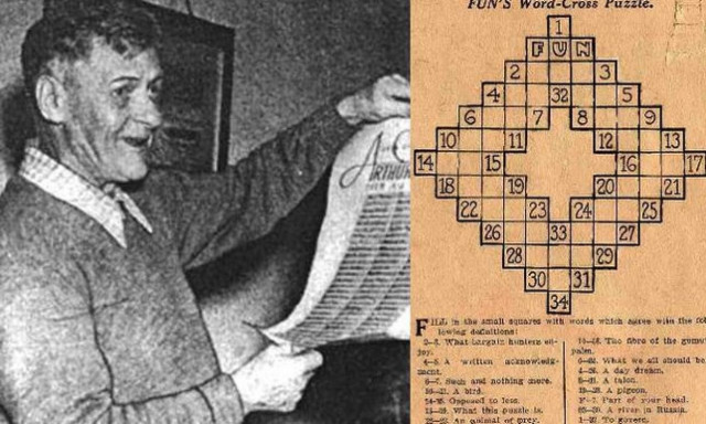 Σαν σήμερα το 1913 τυπώνεται το πρώτο σταυρόλεξο στον κόσμο