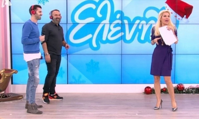 Ελένη Μενεγάκη: Στο πλατό της εκπομπής ο Άγγελος και το μήνυμά της on air!