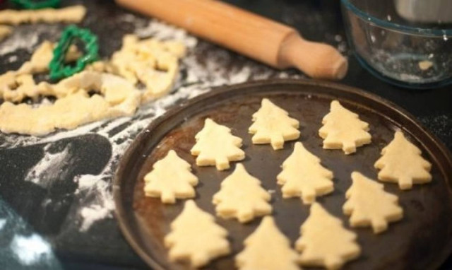 Συνταγή για Χριστουγεννιάτικα μπισκότα βουτύρου