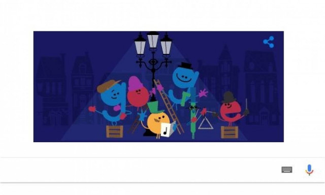 «Καλές γιορτές» από τo Doodle της Google για τα Χριστούγεννα