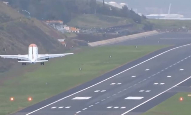 Βίντεο που κόβει την ανάσα: Προσγείωση-θρίλερ σε αεροδρόμιο της Πορτογαλίας!