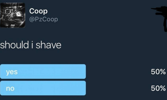 «Να ξυρίσω το μούσι μου;», η ερώτηση που χρήστης του twitter μετανιώνει ακόμη (pics)