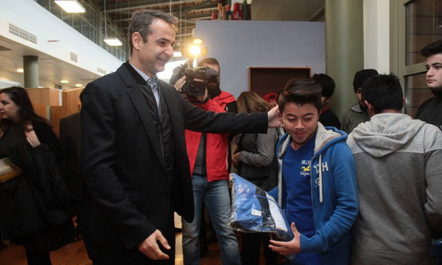 Στο Κέντρο Φιλοξενίας Ασυνόδευτων Ανηλίκων «Ελαία» ο Κυριάκος Μητσοτάκης (pics)