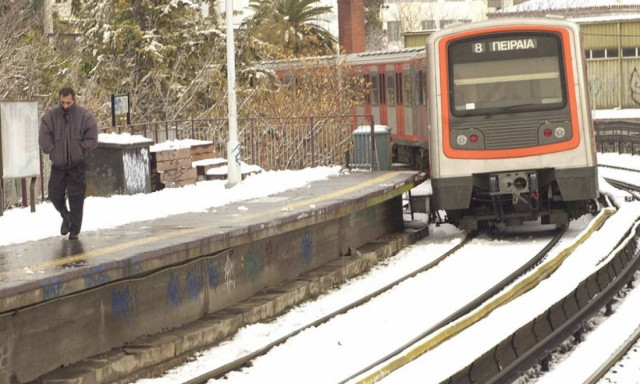 Καιρός: Προβλήματα στον Ηλεκτρικό - Μέχρι το σταθμό «Ειρήνη» τα δρομολόγια