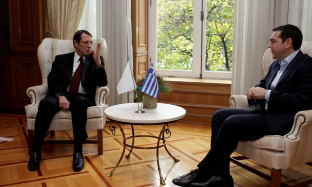 Συνάντηση Τσίπρα-Αναστασιάδη: Κοινές δράσεις σε ευρωπαϊκό και διεθνές επίπεδο