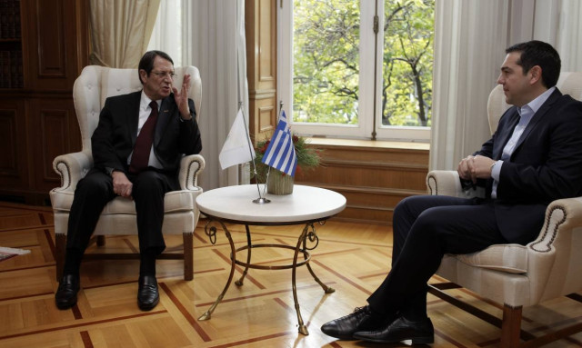 Tsipras, Anastasiades had a 'meaningful, constructive' discussion, says spox