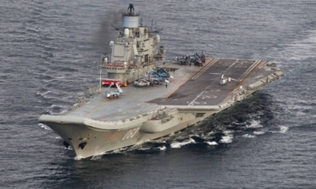 Το ρωσικό αεροπλανοφόρο «Αντμιράλ Κουζνετσόφ» σήκωσε άγκυρα από τη Συρία