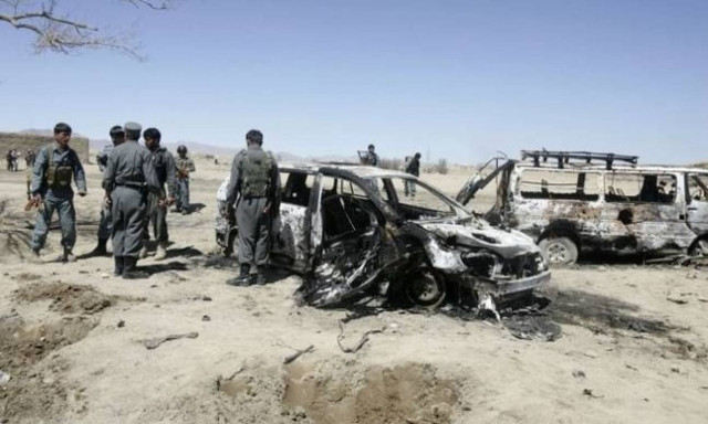 Deadly blasts near Afghan parliament