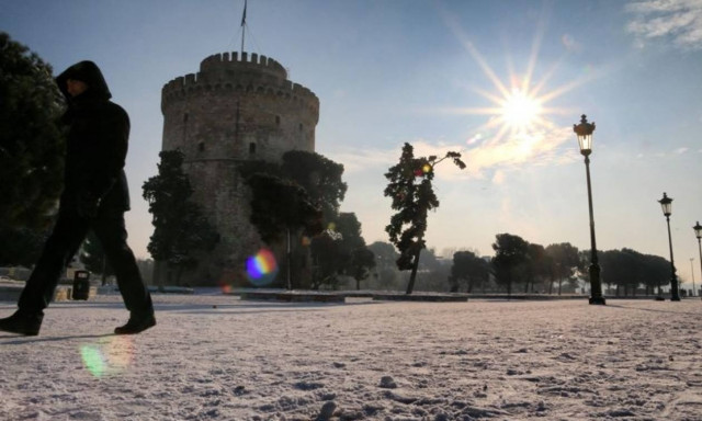 Καιρός Θεσσαλονίκη: Νέα μετεωρολογική «βόμβα» με χιόνια θα σκάσει τις επόμενες ημέρες