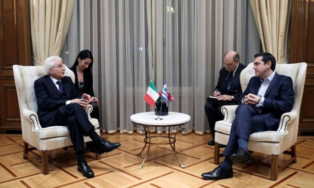 Tsipras-Mattarella: Greece and Italy face common challenges in economy and migration