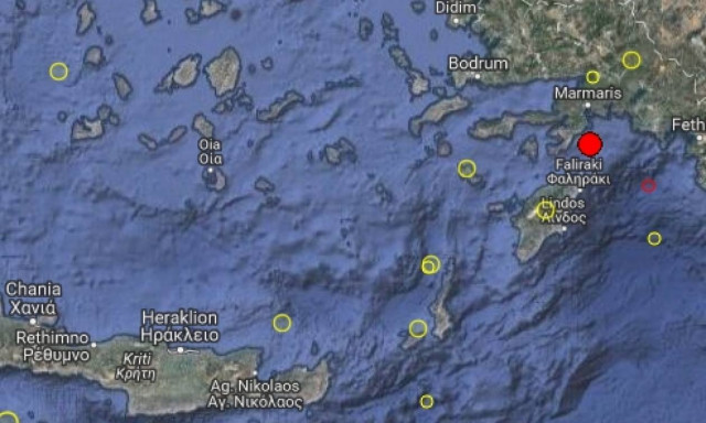 Σεισμός ταρακούνησε τη Ρόδο