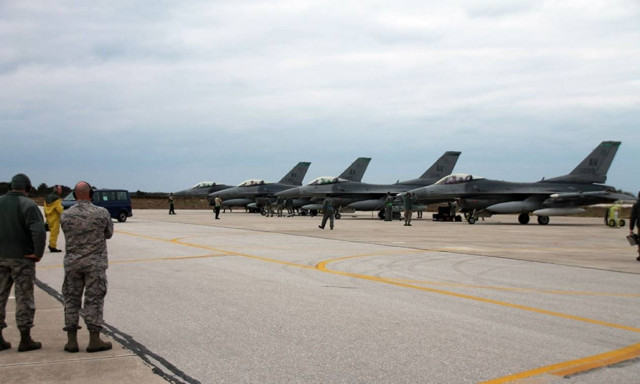 Πολεμική Αεροπορία: Συνεκπαίδευση με την 555th FS της USAFE (pics)