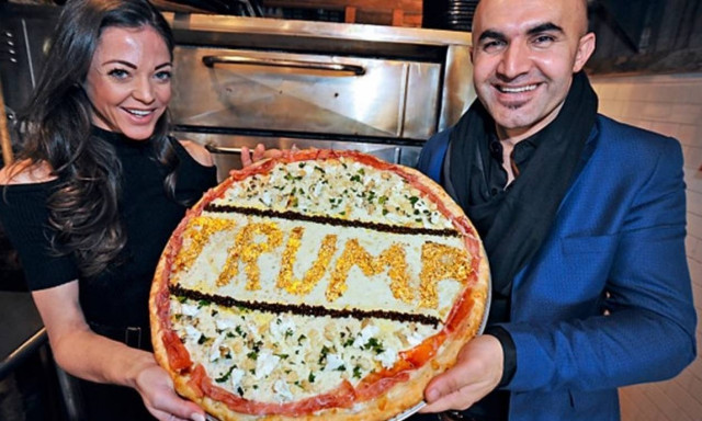 Πίτσα «Τραμπ» με... χρυσό για καλό σκοπό! (pics)
