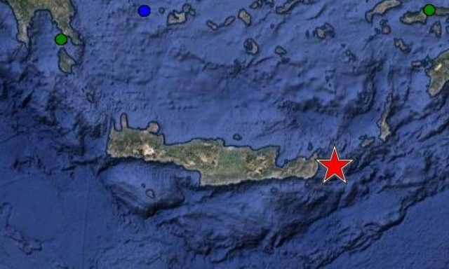 A 5.4-magnitude earthquake strikes east of Crete