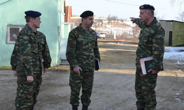 Επίσκεψη Διοικητή Δ΄ ΣΣ στην ΠΕ/XVI Μ/Κ ΜΠ (pics)