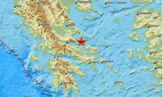 Σεισμός στην Εύβοια