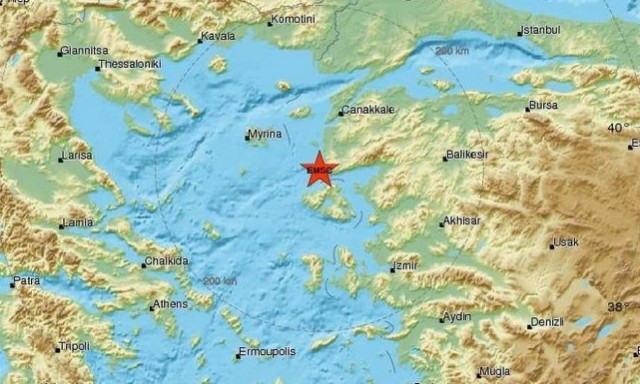 13 earthquakes have jolted Mytilini in 24h