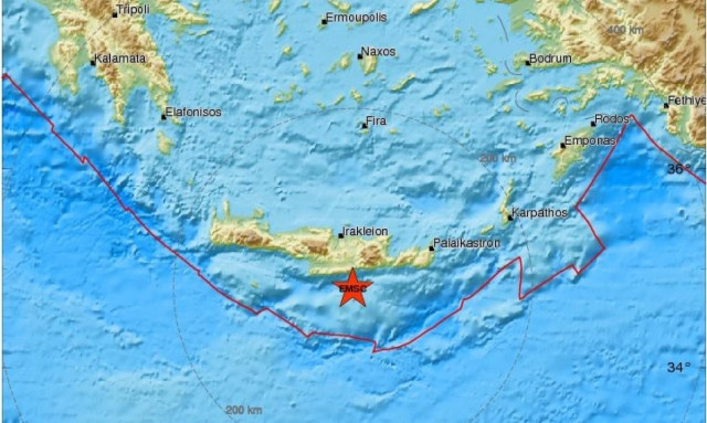 Σεισμός στην Κρήτη