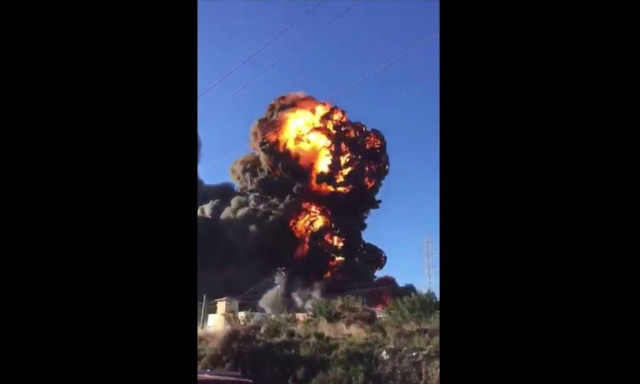 Συναγερμός στην Ισπανία: Ισχυρή έκρηξη στη Βαλένθια (Vids)