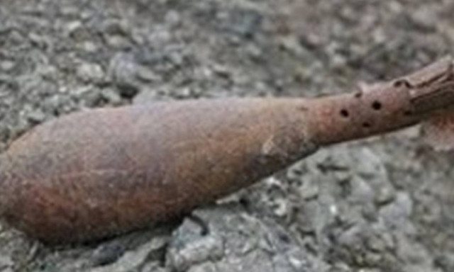 Συναγερμός στη Θεσσαλονίκη: Βρέθηκε στρατιωτικό βλήμα (pics)