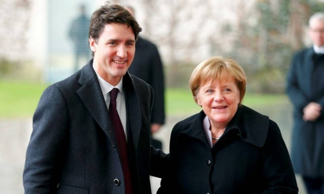 Το δώρο-έκπληξη της Μέρκελ που συγκίνησε τον Τριντό! (pic)