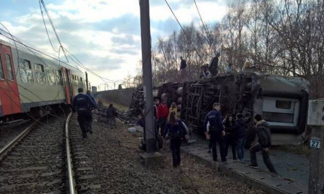 Passenger train derails in Belgium, casualties reported