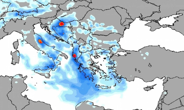 Καιρός ΕΜΥ: Η «Γαλάτεια» κυκλώνει τη χώρα – Πού βρέχει τώρα