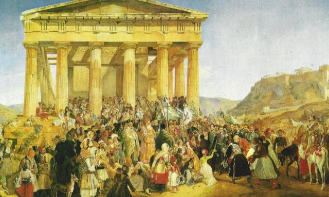 Σαν σήμερα το 1838 γιορτάζεται για πρώτη φορά η 25η Μαρτίου