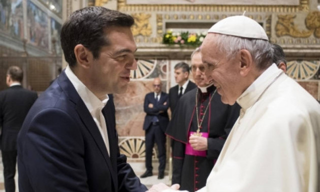 Το «ευχαριστώ» του Πάπα Φραγκίσκου στον Αλέξη Τσίπρα και η απάντηση του πρωθυπουργού (pics)