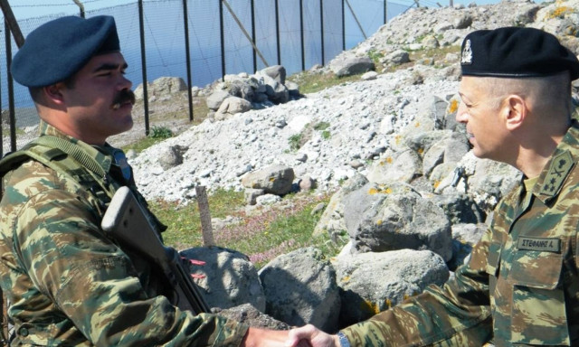 Απάντηση στην Τουρκία η επίσκεψη Αρχηγού ΓΕΣ στο Ανατολικό Αιγαίο (pics)