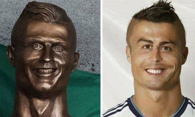 Viral: Το διαδίκτυο τρολλάρει τη νέα προτομή του Ρονάλντο και όχι αδίκως (Pics)