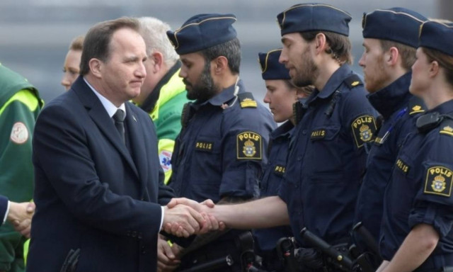 Sweden falls silent to honor truck attack victims