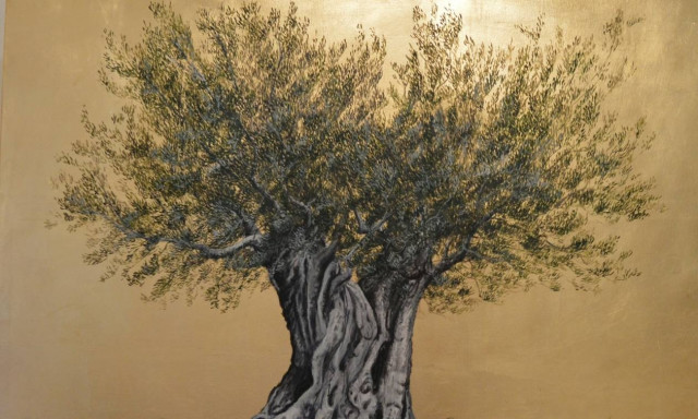 Νεκτάριος Αποσπόρης - The Golden Land: Έργα 2015-2017 στην Δημοτική Πινακοθήκη Πειραιά