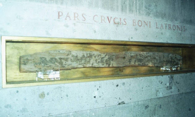 Που βρίσκεται σήμερα ο σταυρός του ληστή που μετανόησε;