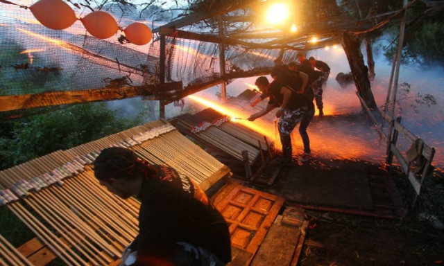 Χίος: Σε θέση μάχης οι «ρουκετατζήδες» στο Βροντάδο