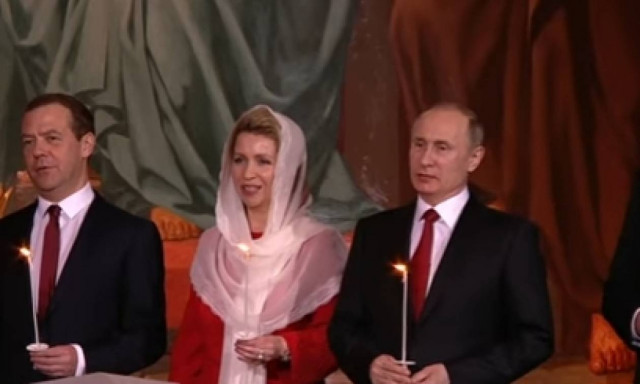 Ακούστε τον Πούτιν να εύχεται «Αληθώς Ανέστη» (video)